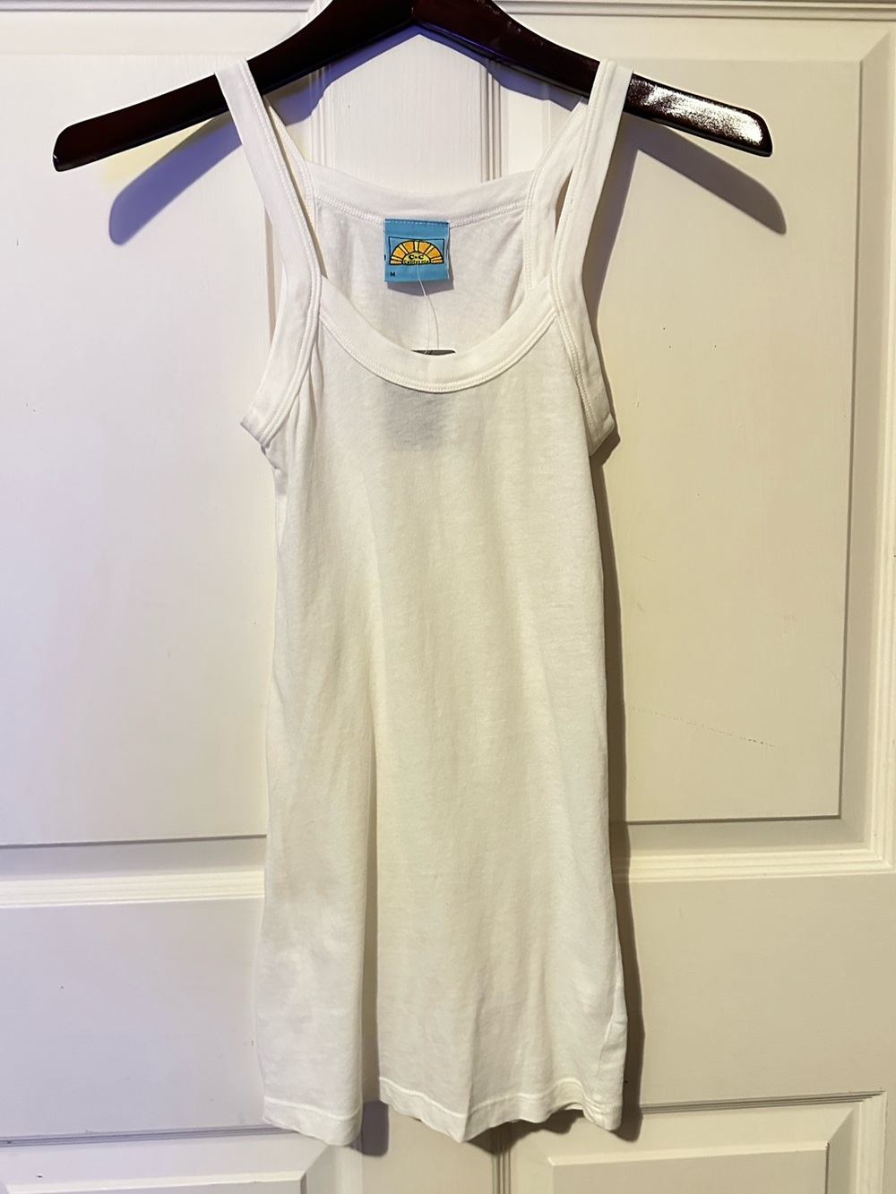 C&C California | Tank | C&C California Sleeveless White Cotton Tank Top